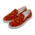 Seamless Pattern Slavic Folk Style Women s Canvas Slip Ons View2