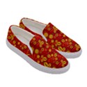 Seamless Pattern Slavic Folk Style Women s Canvas Slip Ons View3