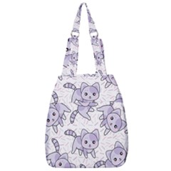 Cats Pattern Design Center Zip Backpack by Simbadda