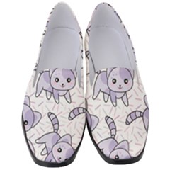 Cats Pattern Design Women s Classic Loafer Heels by Simbadda