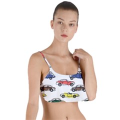 Cars Pattern Layered Top Bikini Top  by Simbadda