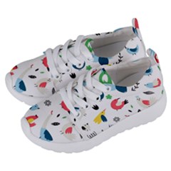 Vector Set Isolates With Cute Bird Scandinavian Style Kids  Lightweight Sports Shoes by Simbadda