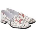 Cute-cat-chef-cooking-seamless-pattern-cartoon Women s Classic Loafer Heels View3