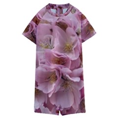 Cherry-blossoms Kids  Boyleg Half Suit Swimwear by Excel