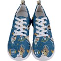 Seamless-pattern-funny-astronaut-outer-space-transportation Men s Lightweight Sports Shoes View1