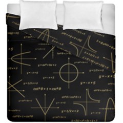 Abstract-math Pattern Duvet Cover Double Side (king Size) by Simbadda