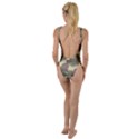 Camouflage Design High Leg Strappy Swimsuit View2