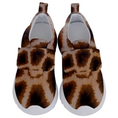 Giraffe Skin Design Kids  Velcro No Lace Shoes by Excel