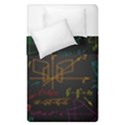 Mathematical-colorful-formulas-drawn-by-hand-black-chalkboard Duvet Cover Double Side (Single Size) View2