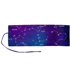 Realistic-night-sky-poster-with-constellations Roll Up Canvas Pencil Holder (m) by Simbadda