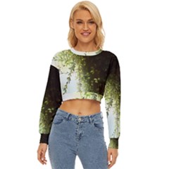 Branch Plant Shrub Green Natural Lightweight Long Sleeve Sweatshirt by Grandong