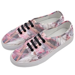 Vintage Landmarks Travel Women s Classic Low Top Sneakers by Proyonanggan