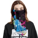 Sneakers Shoes Patterns Bright Face Covering Bandana (Triangle) View1