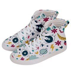 Love Pattern Women s Hi-top Skate Sneakers by Proyonanggan