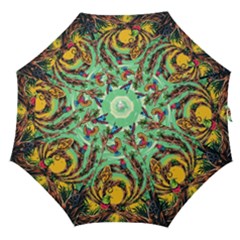 Monkey Tiger Bird Parrot Forest Jungle Style Straight Umbrellas by Grandong