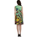 Monkey Tiger Bird Parrot Forest Jungle Style Classic Skater Dress View4