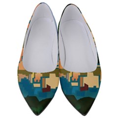 City Buildings Urban Dawn Women s Low Heels by Bangk1t