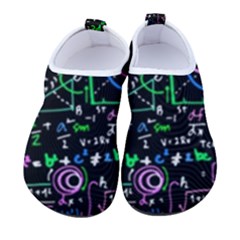 Math Linear Mathematics Education Circle Background Kids  Sock-style Water Shoes by Bangk1t