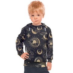 Asian Seamless Pattern With Clouds Moon Sun Stars Vector Collection Oriental Chinese Japanese Korean Kids  Hooded Pullover by Bangk1t