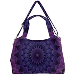 Shape Geometric Symmetrical Symmetry Wallpaper Double Compartment Shoulder Bag by Bangk1t