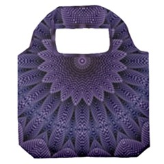 Shape Geometric Symmetrical Symmetry Wallpaper Premium Foldable Grocery Recycle Bag by Bangk1t