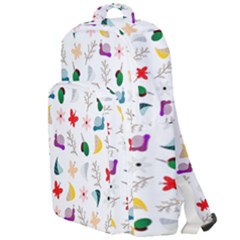 Snail Butterfly Pattern Seamless Double Compartment Backpack by Amaryn4rt