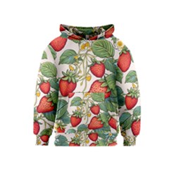 Strawberry Fruit Kids  Pullover Hoodie by Amaryn4rt