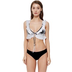 Washing Machines Home Electronic Low Cut Ruffle Edge Bikini Top by pakminggu