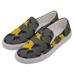 Background Pattern Texture Design Wallpaper Men s Canvas Slip Ons by pakminggu