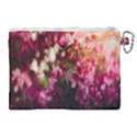 Pink Flower Canvas Cosmetic Bag (XL) View2