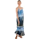 Futuristic City Fantasy Scifi Cami Maxi Ruffle Chiffon Dress View1