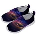 Universe Space Star Rainbow Kids  Velcro No Lace Shoes View2