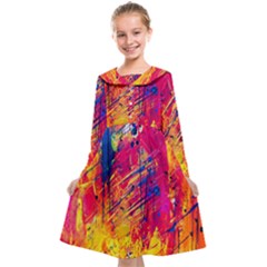 Various Colors Kids  Midi Sailor Dress by artworkshop