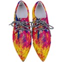 Various Colors Pointed Oxford Shoes View1