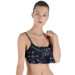 Mathematics  Physics Maths Math Pattern Layered Top Bikini Top  by Grandong