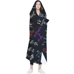 Mathematics  Physics Maths Math Pattern Wearable Blanket by Grandong