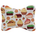 Dessert And Cake For Food Pattern Velour Seat Head Rest Cushion View1