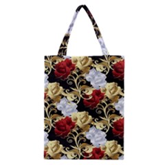 Roses Seamless Pattern Classic Tote Bag by Grandong