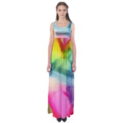 Heart Design Empire Waist Maxi Dress by Trending