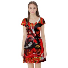 Carlos Sainz Short Sleeve Skater Dress by Boster123