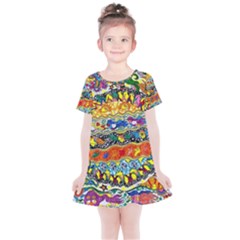 Supersonic Sunblast Kids  Simple Cotton Dress by chellerayartisans