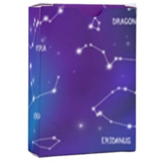 Realistic Night Sky With Constellations Playing Cards Single Design (rectangle) With Custom Box by Cowasu