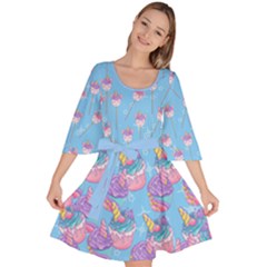 Unicorn Lollipop Velour Kimono Dress by flowerland