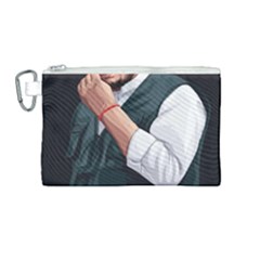 Moosewala Canvas Cosmetic Bag (medium) by Mayank