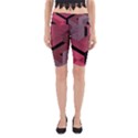 Blocks Abstract Pattern Art Yoga Cropped Leggings View1