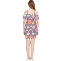 Cute-seamless-pattern-with-doodle-birds-balloons Shoulder Frill Bodycon Summer Dress View2