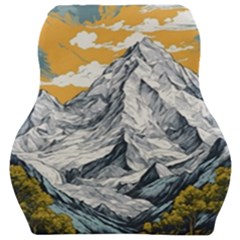 Nature Mountains Landscape Forest Car Seat Velour Cushion  by Ravend