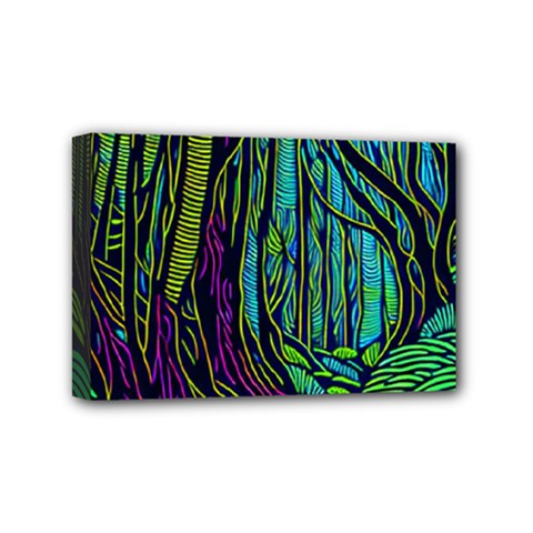 Spectral Forest Nature Mini Canvas 6  X 4  (stretched) by uniart180623