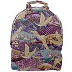 Textile-fabric-cloth-pattern Mini Full Print Backpack by Bedest