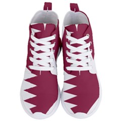 Heart-love-flag-qatar Women s Lightweight High Top Sneakers by Bedest